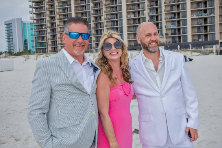 Orange Beach Wedding Photography Photo of the Three People