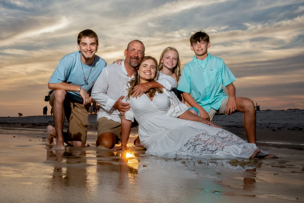 Best time of day for a beach wedding in Gulf Shores or Orange Beach, Alabama.